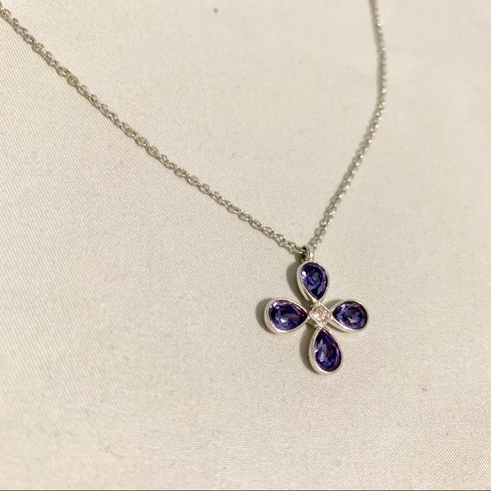 Swarovski Crystal Flower Necklace